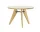 Guéridon Table 105, natural solid oak
