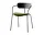 Pavilion AV4 Chair, black lacquered oak / velvet