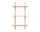 Sector Shelf S/L, natural oak/brass