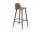 Nerd Bar Stool 75 cm, stained dark brown