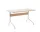 Pavilion AV16 Desk, oak / mushroom linoleum