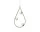 Pearls 80 Pendant, brushed brass