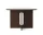 Androgyne Dining Table Ø120, dark stained oak
