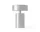 Column Table Lamp, brushed aluminium