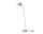 Kaiser Idell™ Floor Lamp, easy grey / brass