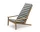 Between Lines Deck Chair Cushion, ash