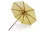 Messina Umbrella Ø300, lemon / sand stripe