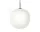 Rime Pendant Lamp Ø45, opal/deep red