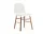 Form Chair Walnut, white