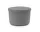 Hide Storage Pouf Small, grey