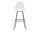 Eames Plastic Bar Stool High, white