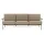 Settle Sofa 3-Seater, Ribbed Weave 5/taupe