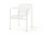 Palissade Dining Armchair, cream white