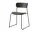 Pavilion Side Chair AV52, black oak/Fuse 351