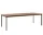 Drip HW117 Dining Table, bronzed/lacquered walnut