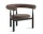 Bukowski Lounge Chair, black/Wooly Plus 1008
