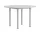 Annex Round Table Ø120, anodized/cloud grey