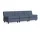 Amanta 3-Seater Sofa, Turf blue grey