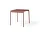 Palissade Table 90, iron red