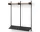 Wardrobe Shelf 2, walnut/black
