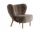 Little Petra VB1 Lounge Chair, oak/sheepskin Sahara