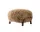 Wulff ATD3 Pouf, walnut/sheepskin Honey