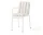 Palissade Chair and Armchair Soft Quilted Cushion, cream white