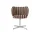 Rico Dining Chair Swivel Louisiana, sand/chocolate