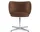 Rico Dining Chair Swivel, Rich Velvet soft brown