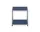 USM Haller Side Table M21, steel blue