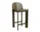 Chisel 35 Bar Stool H65, green umber lacquered beech
