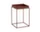 Tray Table 30x30 High, chocolate high gloss