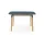 Form Table 120x120 cm Oak, blue