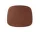 Form Leather Seat Cushion, brandy