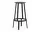 Revolver Bar Stool H75, black