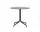 Belleville Bistro Table, dark oak veneer