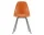Eames Fiberglass Side Chair DSX, red orange