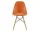 Eames Fiberglass Side Chair DSW, red orange/ash
