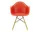 Eames Plastic Armchair DAW, poppy red