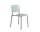 Soft Edge 40 Chair, black steel base / dusty green oak