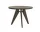 Guéridon Table 90, dark stained solid oak