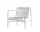 Palissade Lounge Chair Low, galvanised