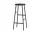 Cornet Bar Stool High Black Steel, soft black