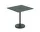 Linear Steel Café Table 70x70, dark green