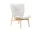 Elephant Lounge Chair, natural oak / Sheepskin - Off sand