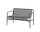 Palissade Dining Bench Seat Cushion, anthracite