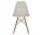 Eames Plastic Side Chair DSW, pebble / dark maple