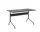 Pavilion AV16 Desk, black oak / black linoleum
