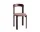 Rey Chair, grape red/Steelcut Trio 416