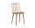 J77 Dining Chair, dark oiled oak